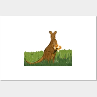 Hey Mate - Kangaroo Posters and Art